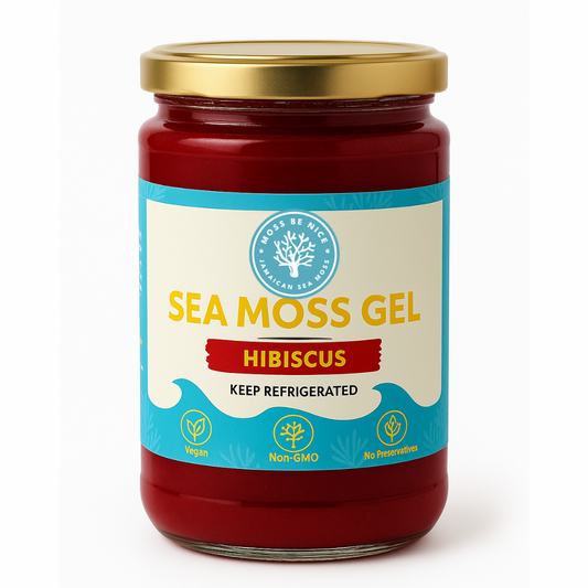 Hibiscus Infused Sea Moss Gel